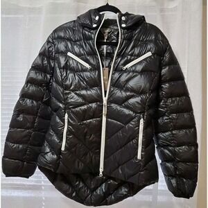 Goode‎ Rider Out and About Womens Jacket Puffer Hood Light Weight Sz Lrg NWT New